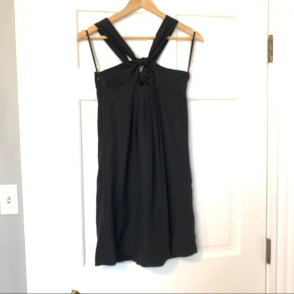 Cynthia Steffe Silk Halter Twist Little Black LBD - Picture 8 of 16